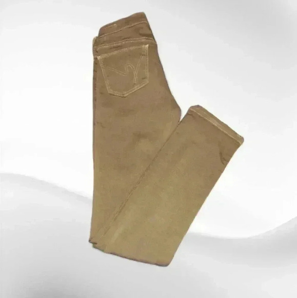 Citizen of Humanity Jean AVA Straight Leg Olive Green - Picture 2 of 7